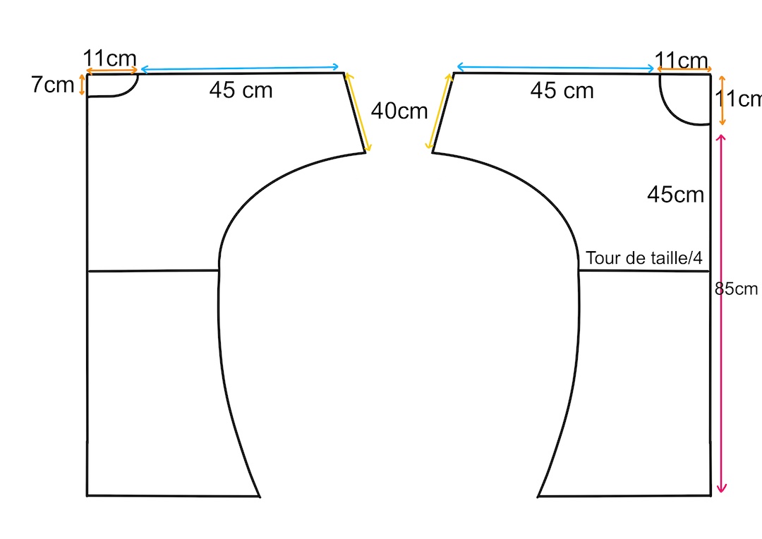 Coudre une robe kimono en moins de 20 minutes